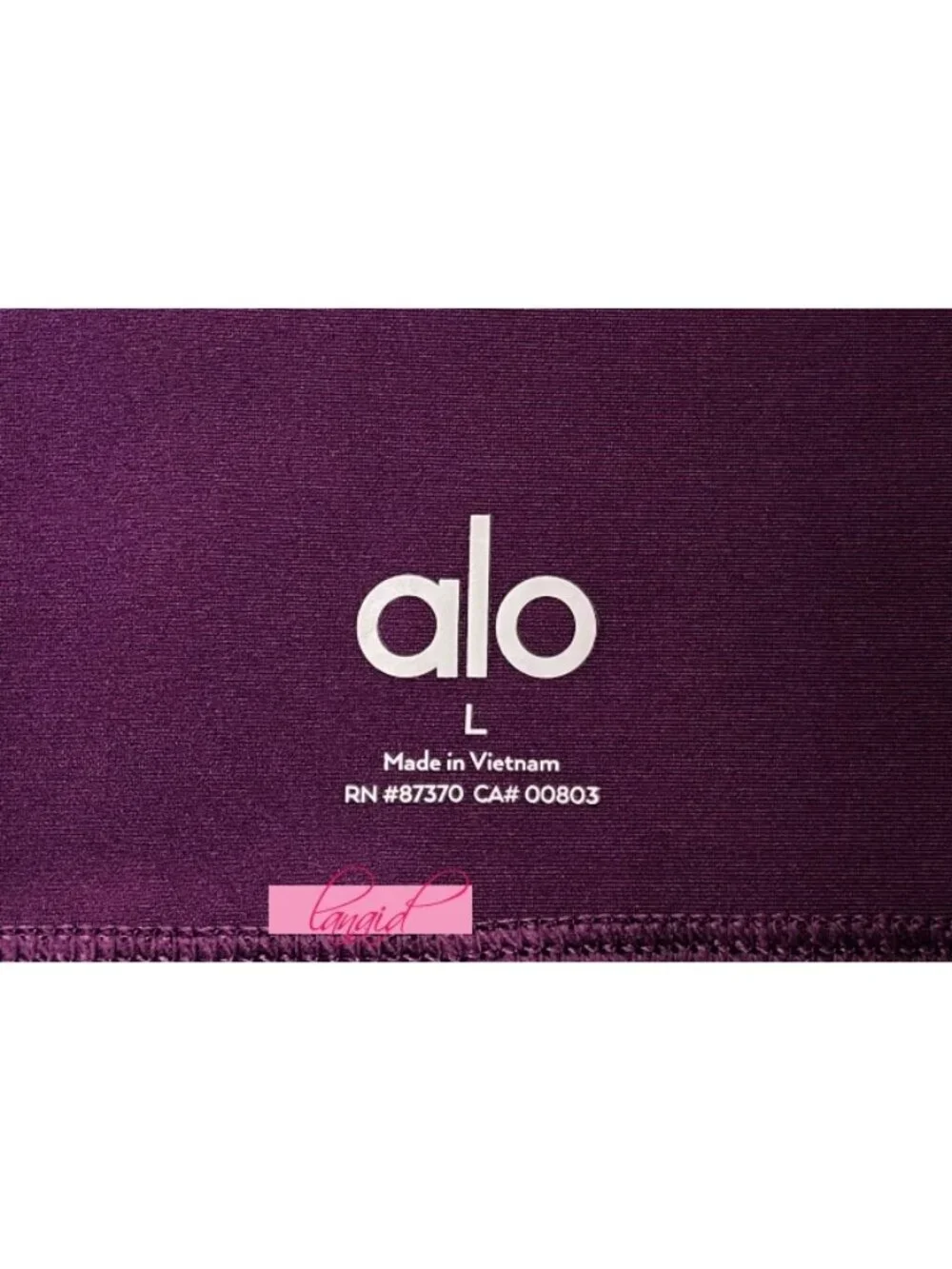 Alo 7/8 High-Waist Airlift Leggings Dark Plum Purple Hi-Rise Waisted Skinny Pant